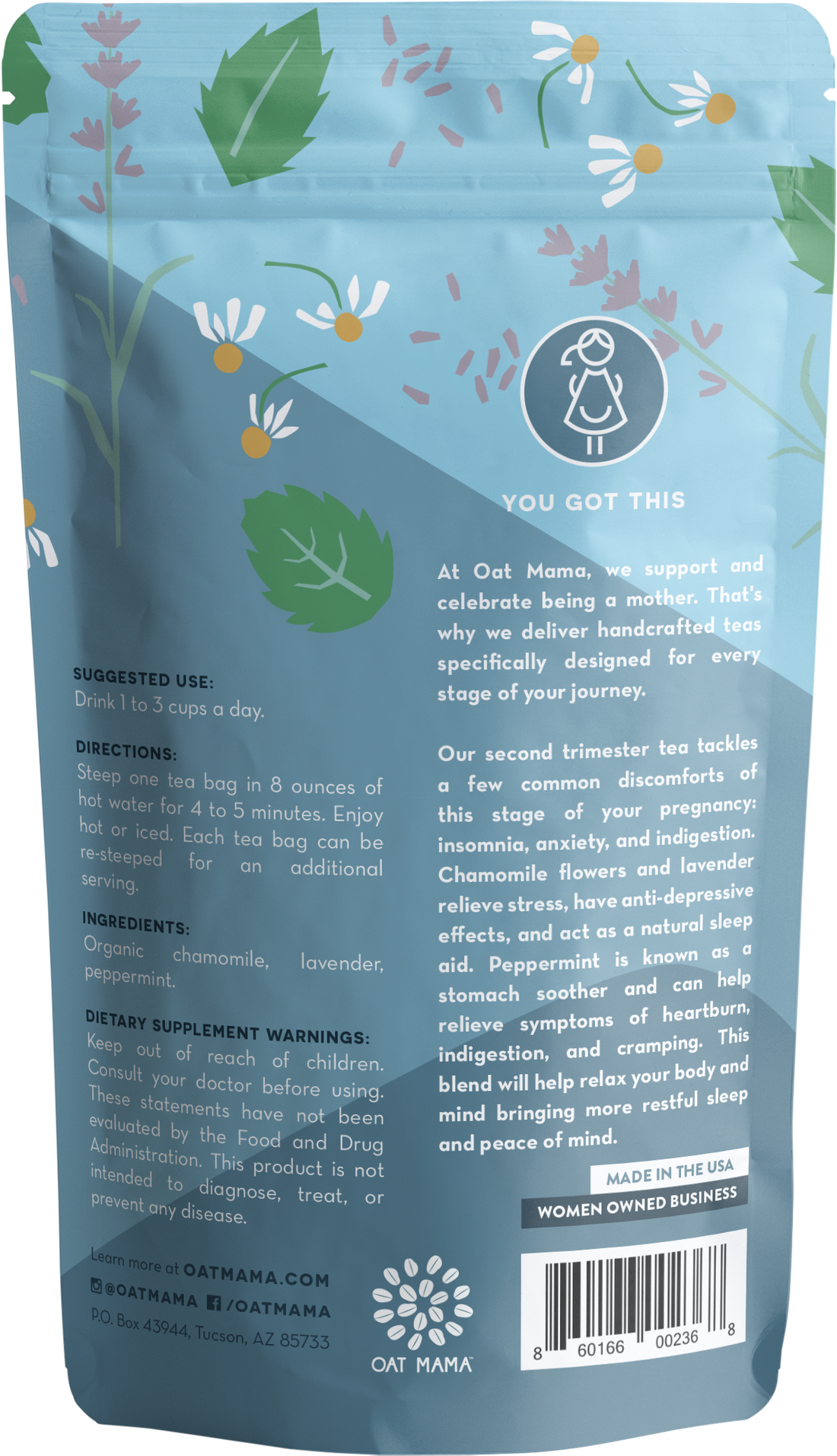Second Trimester Calm Tea by Oat Mama