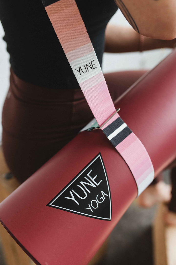 Yoga Strap | Stretching Strap | Metal Buckles | Multi Color | Yune Yoga | The Helena by Yune Yoga
