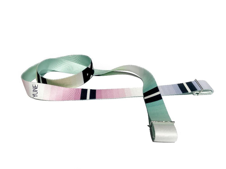 Yoga Strap | Stretching Strap | Metal Buckles | Multi Color | Yune Yoga | The Helena by Yune Yoga
